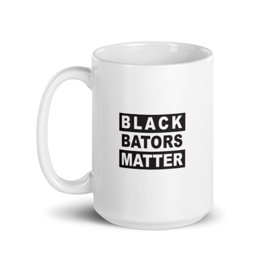 Black Bators Matter mug