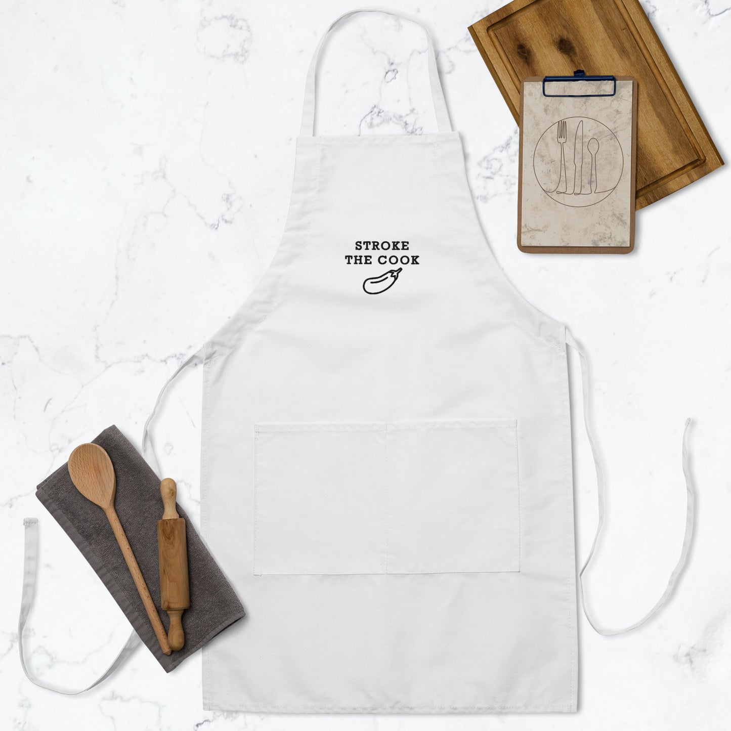 Stroke the Cook Apron