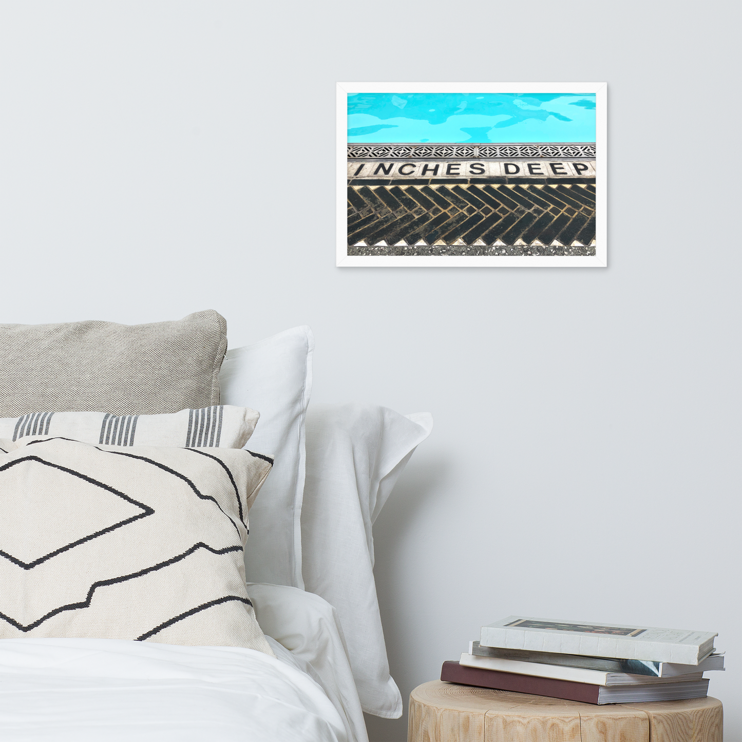 Framed Original Photograph - Inches Deep