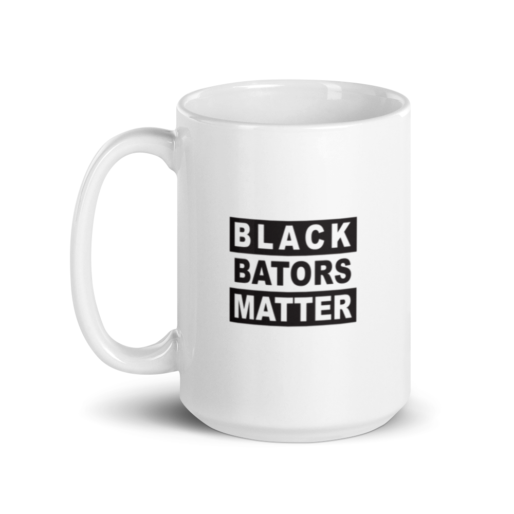 Black Bators Matter mug